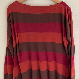 TOAST Brand Striped Long Sleeve Top: Excellent Condition; Size 10: Retail $135!